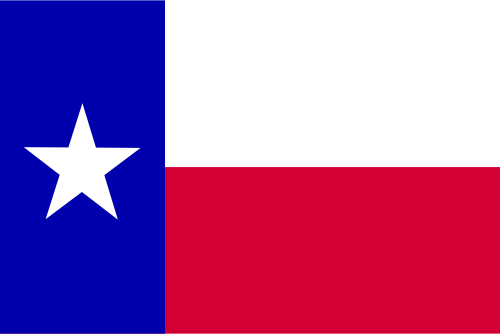 Mapa Texasu
